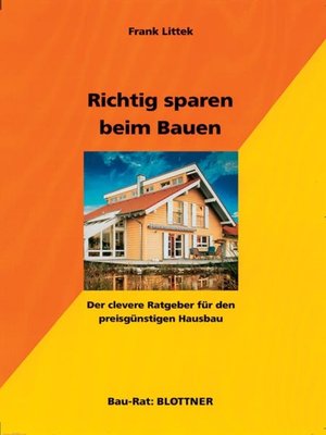 cover image of Richtig sparen beim Bauen